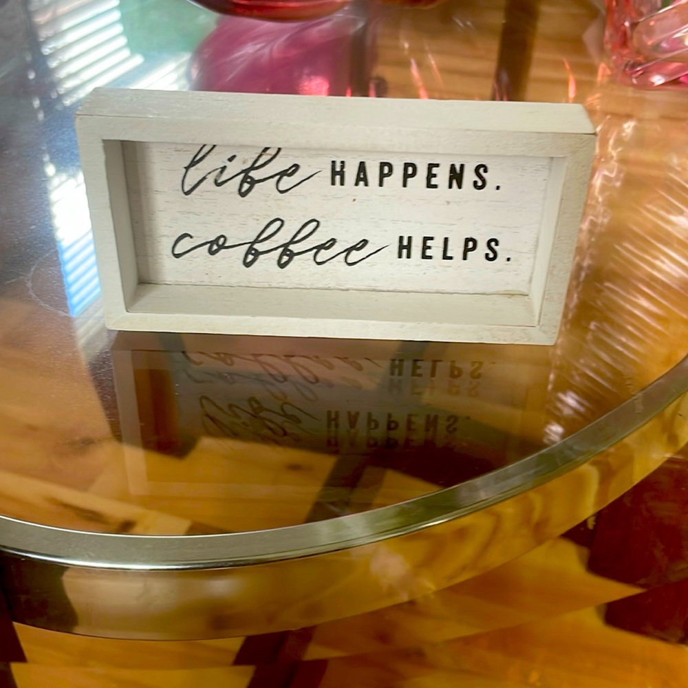 Wood Sign, Coffee